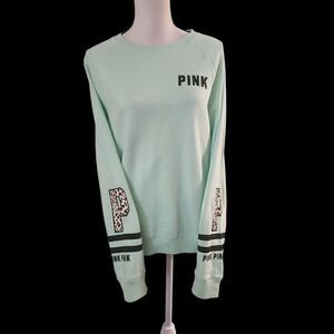 Victoria's Secret Pink leopard Print Crewneck Sweatshirt